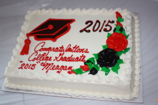 Costco Graduation Cake Example 1
