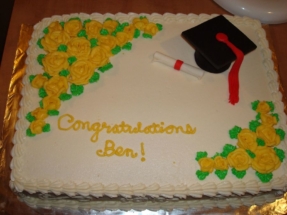 Costco Graduation Cake Example 3